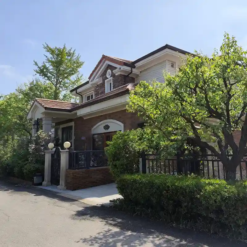 English Tudor Style Light Steel Villa