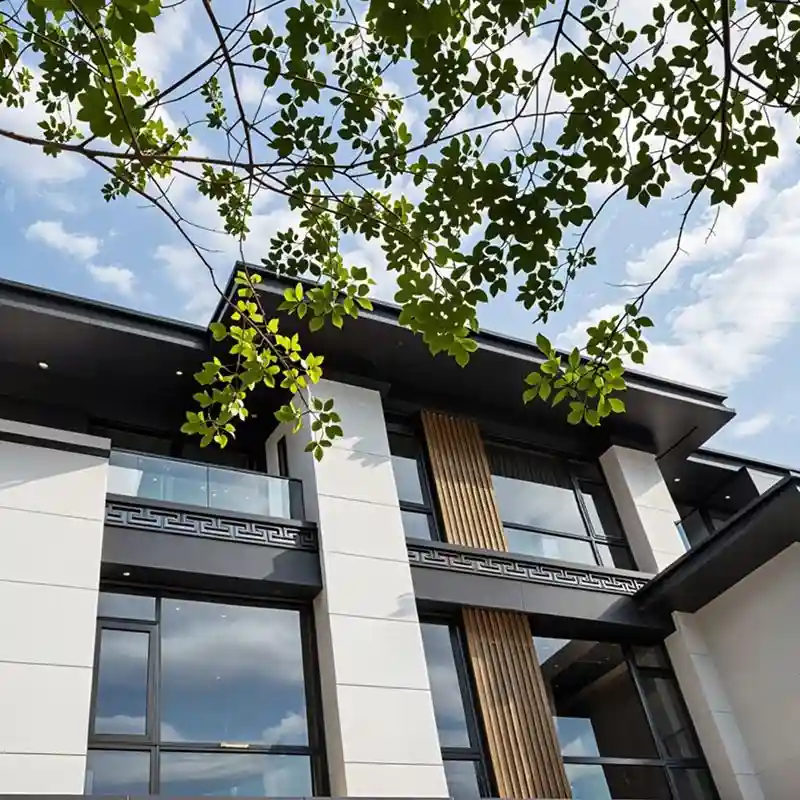 New Chinese Style Light Luxury Light Steel Villa