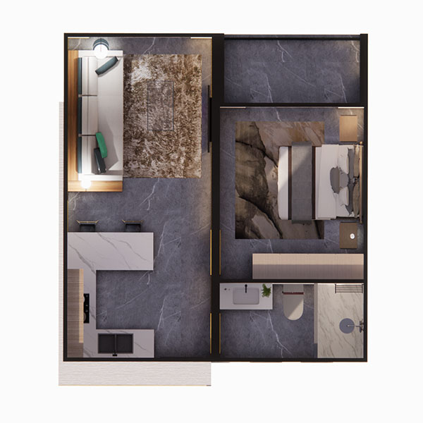 8.5x3.3 Dual-Module Granny Flat