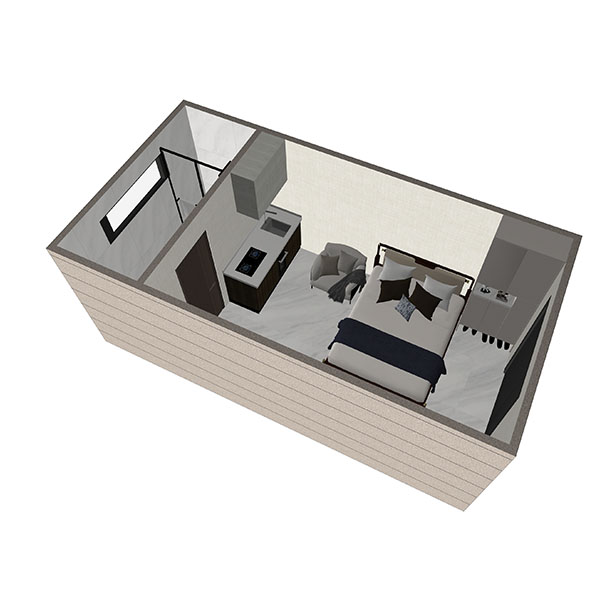 19㎡ Light Steel Prefabricated House