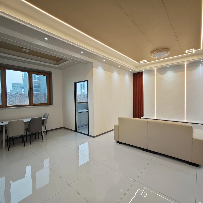 Nuevas viviendas prefabricadas de acero ligero de estilo chino