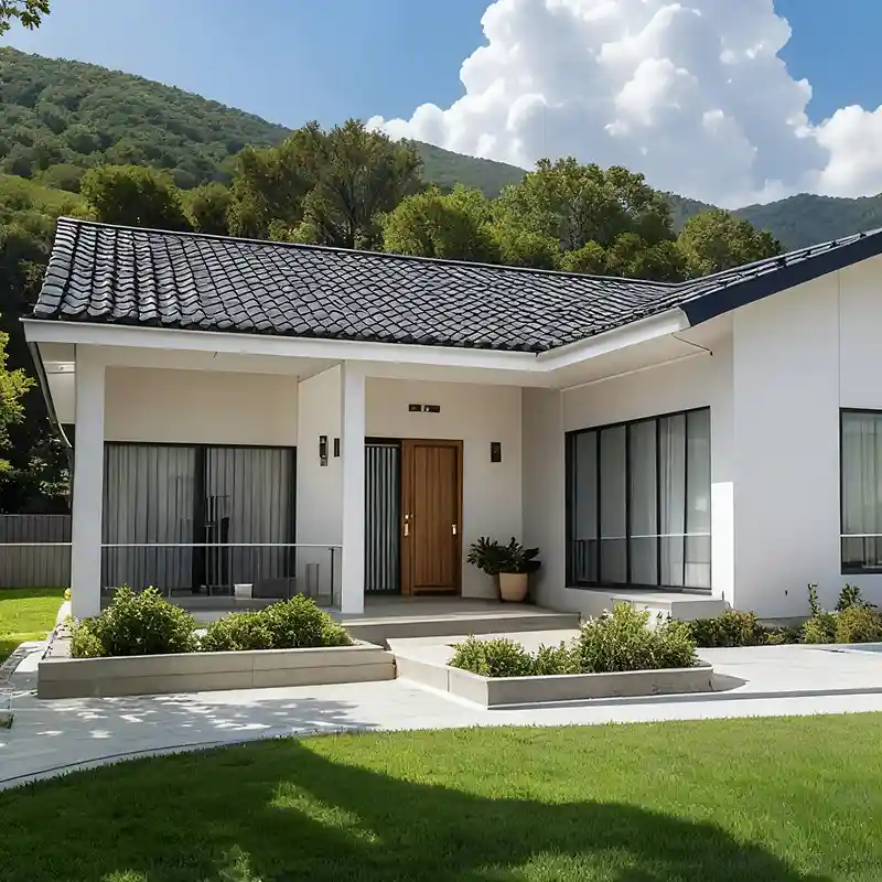 Single-Story Light Steel Attached House