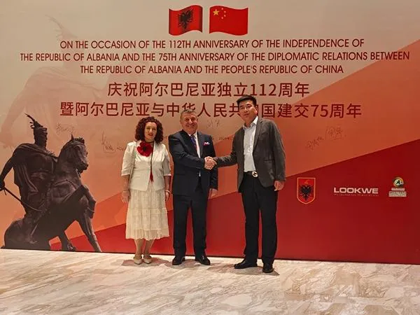 Group Photo Celebrating the 112th Anniversary of Albania's Independence