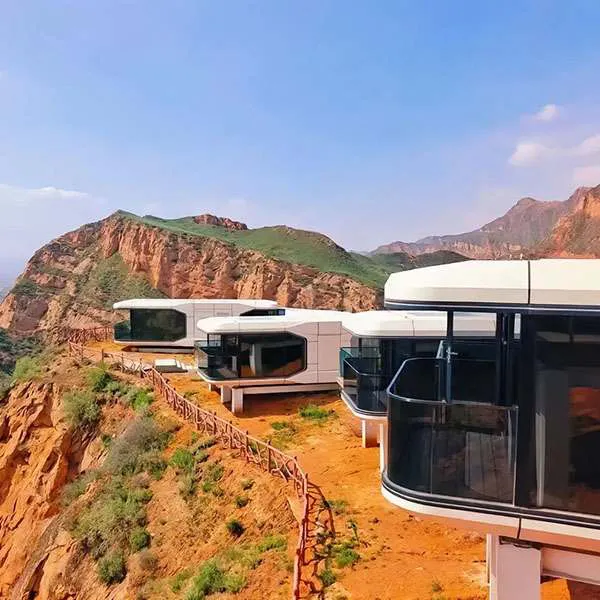 Soluciones de casas cápsula espaciales portátiles y reubicables: redefiniendo la vida flexible